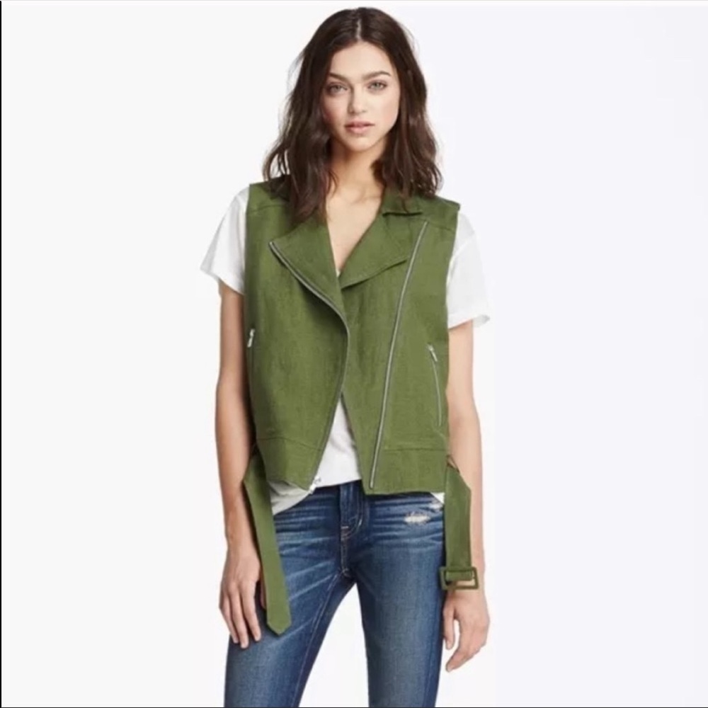 Elizabeth and James linen blend vest